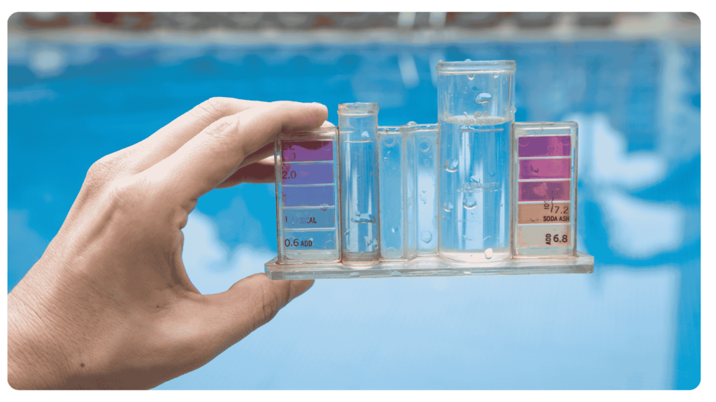 Chlorinated Pool Water Composition