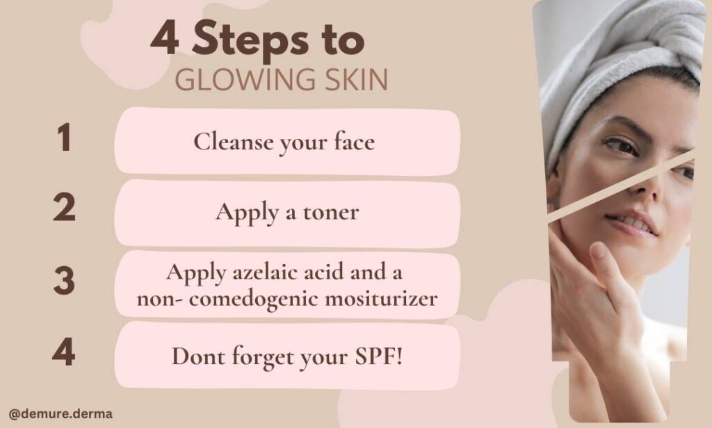 steps to glowing skin