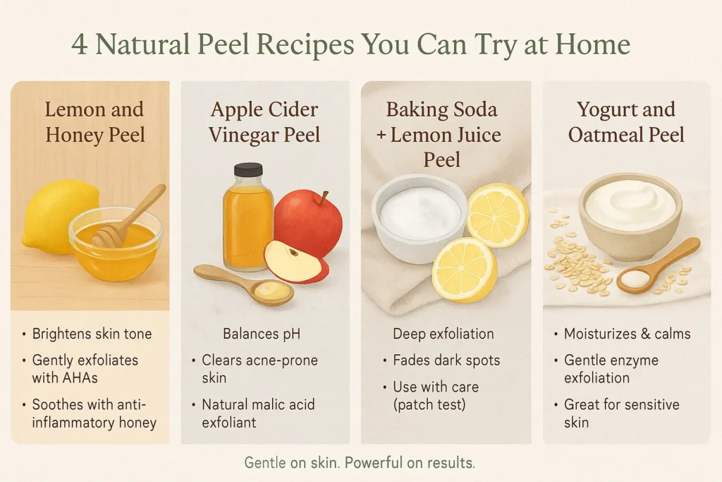 4 Natural Peel Recipes You Can Try at Home